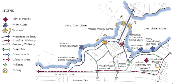 Lake Cowichan Downtown Revitalization Strategy Map 